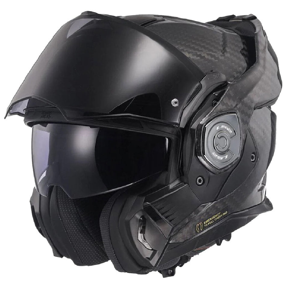LS2 HELMET FF901 ADVANT X SOLID CARBON WITH LS2-4X UCS-06