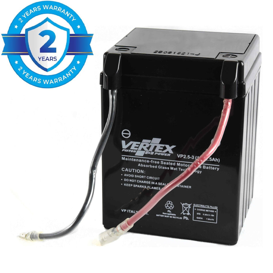 VP2.5-3 Vertex Battery YB2.5LC 712025