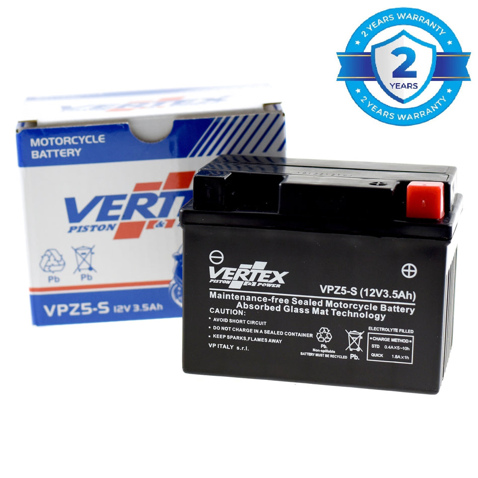 VPZ5-S Vertex Battery YTZ5-S 712061