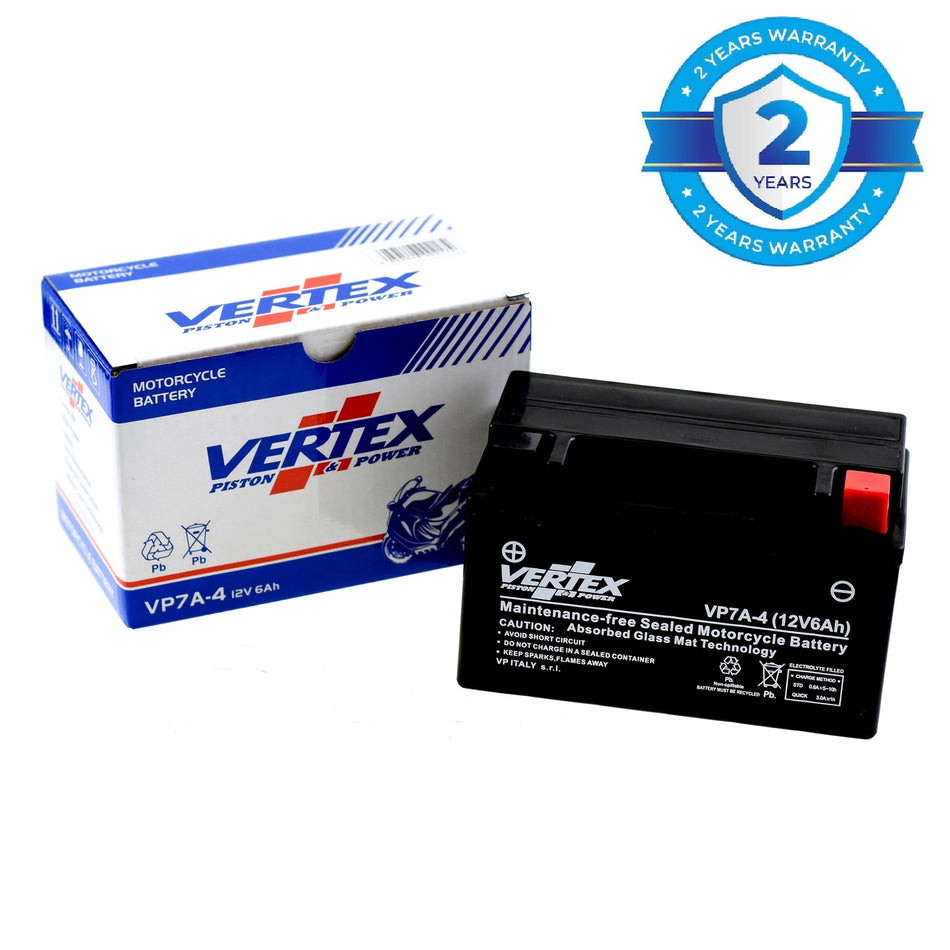 VP7A-4 Vertex Battery YTX7A-BS 712081