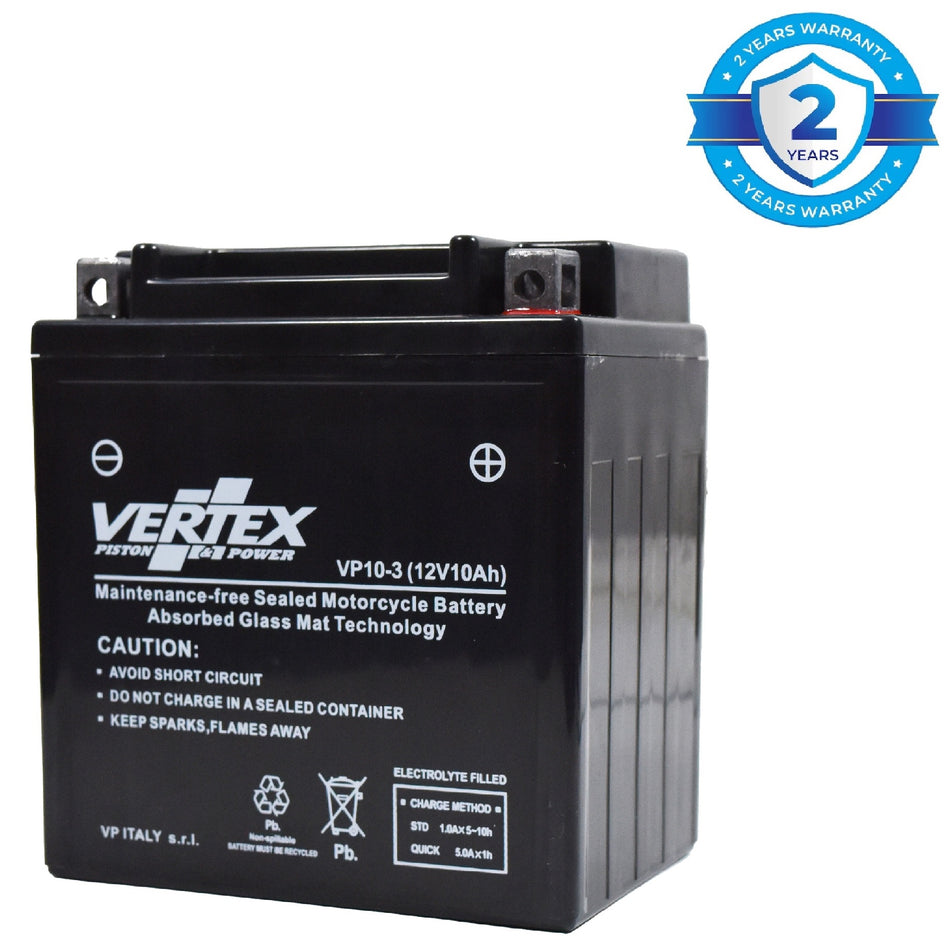 VP10-3 Vertex Battery YB10L-A2T 712101