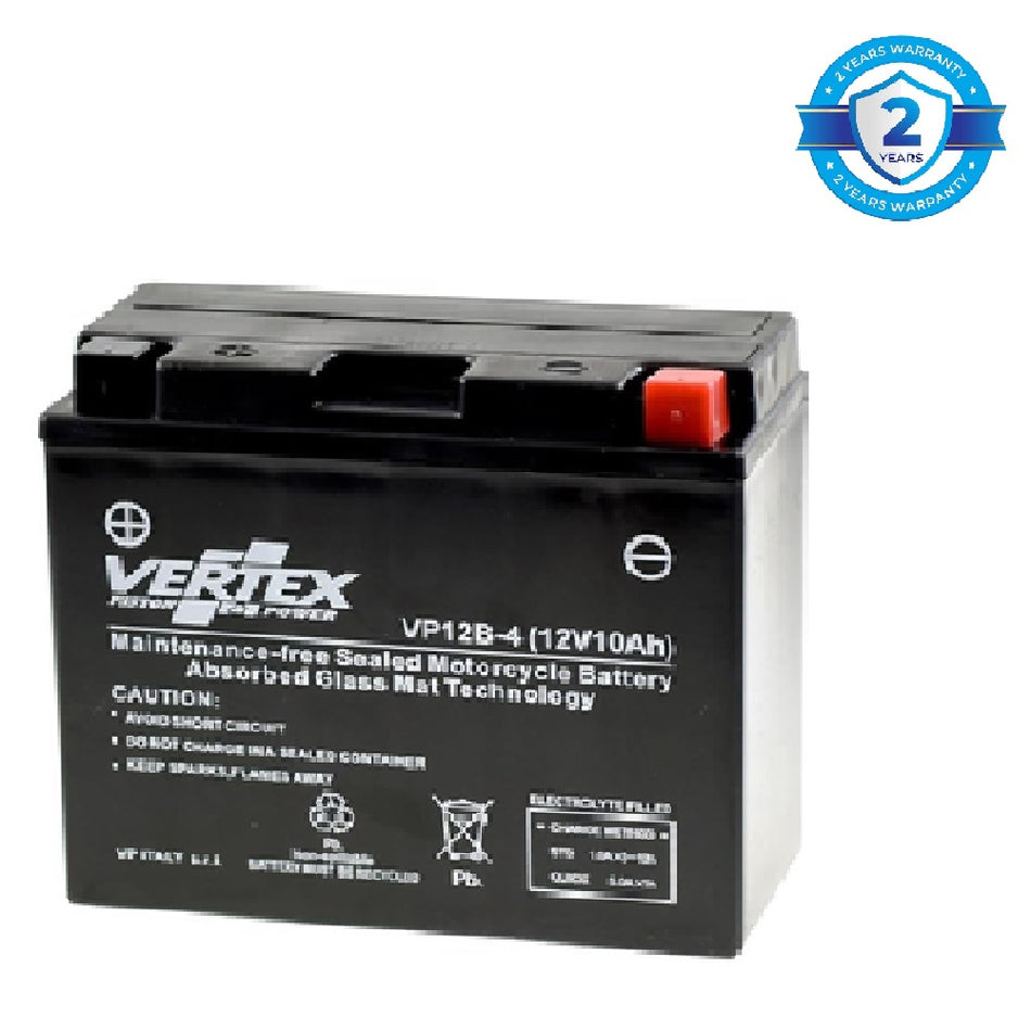 VP12B-4 Vertex Battery YT12B-BS 712125