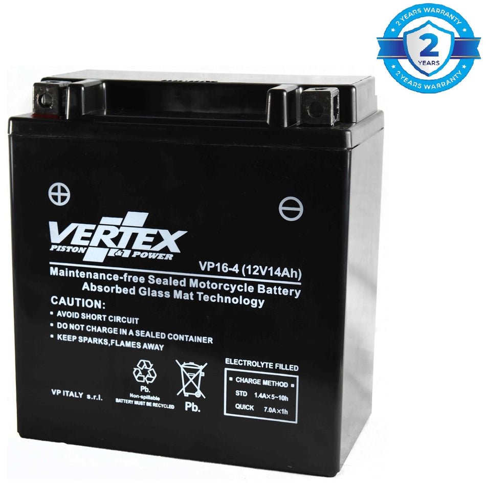 VP16-4 Vertex Battery YTX16-BS 712159