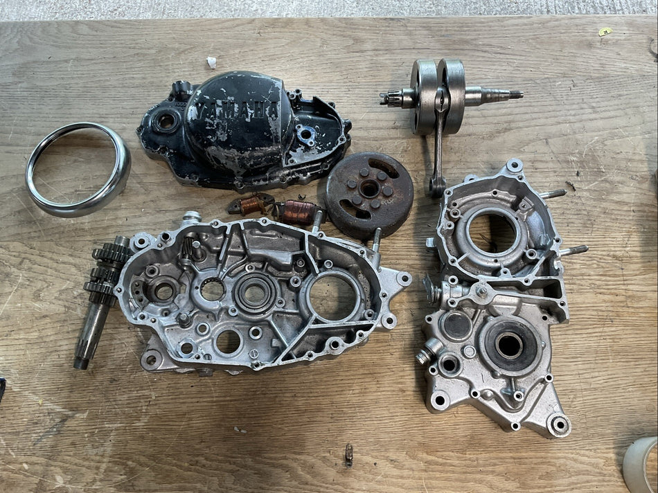 Yamaha DT250 1974 Crankcases Crank