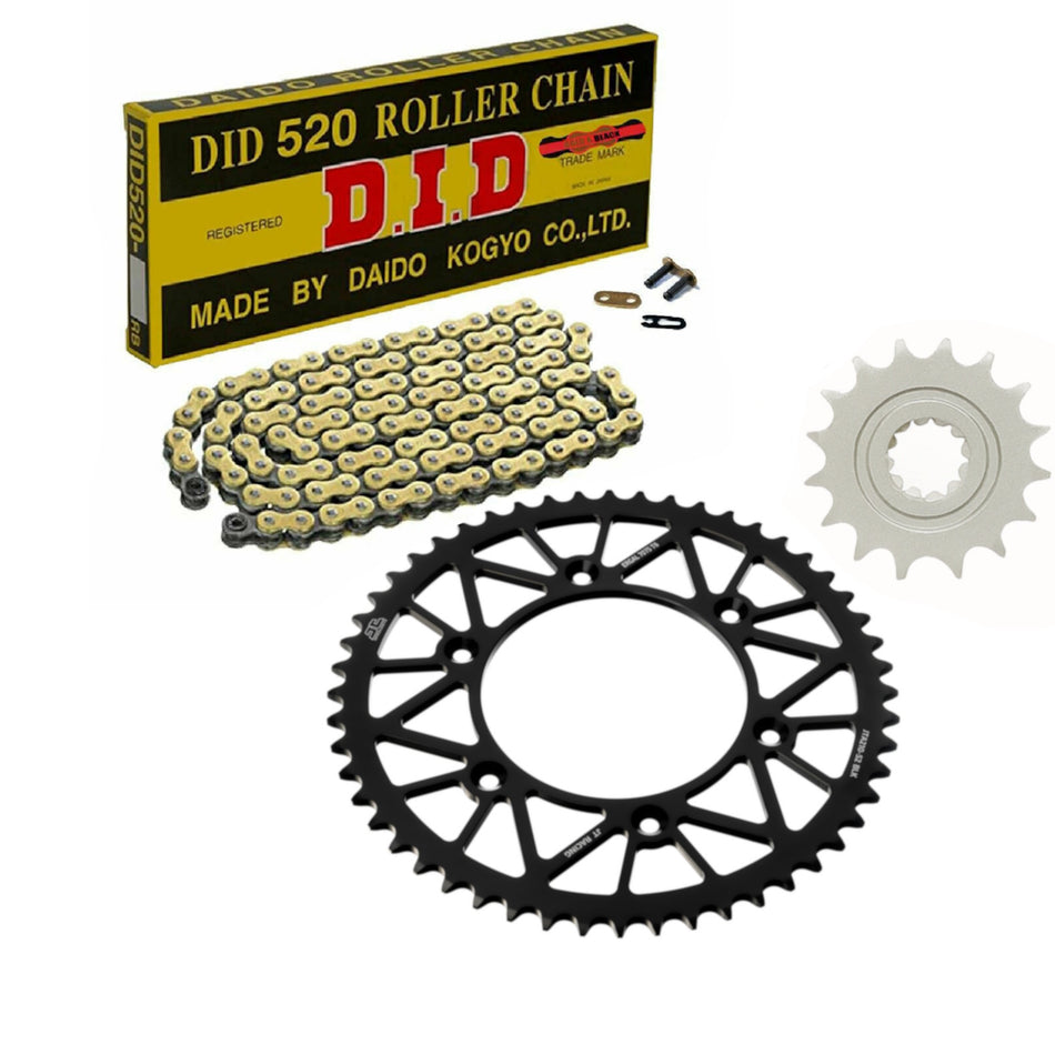 DID 520GB Chain with JTF1901.13SC & JTA897.51BLK Sprocket Kit