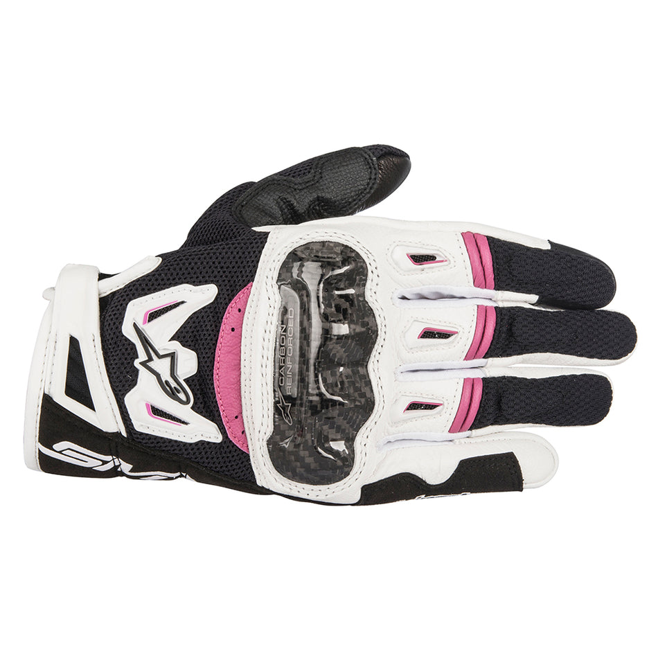 Stella SMX 2 Air Carbon V2 Glove Black White Fuchsia L