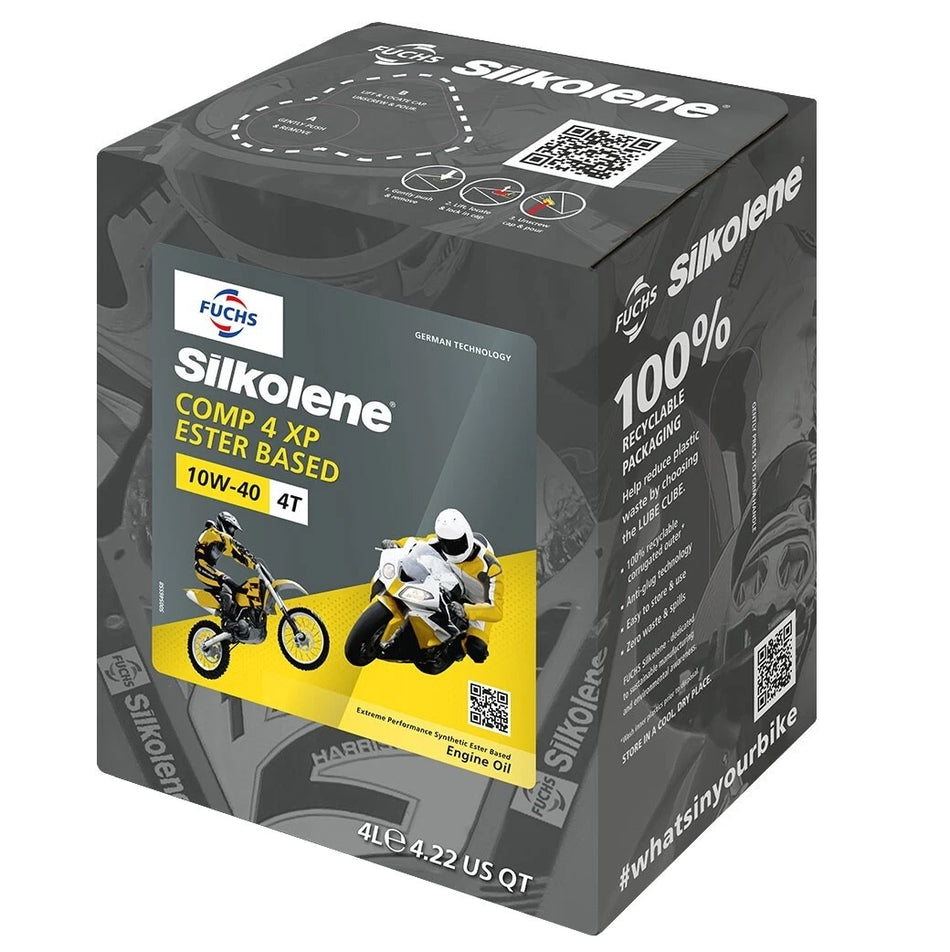 Silkolene COMP 4 10W-40 XP 4 Litre Cube