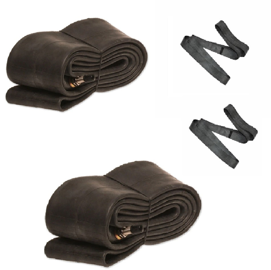 2.75x21 & 350xx18 Inner Tubes with 21" & 18" Rime Tapes