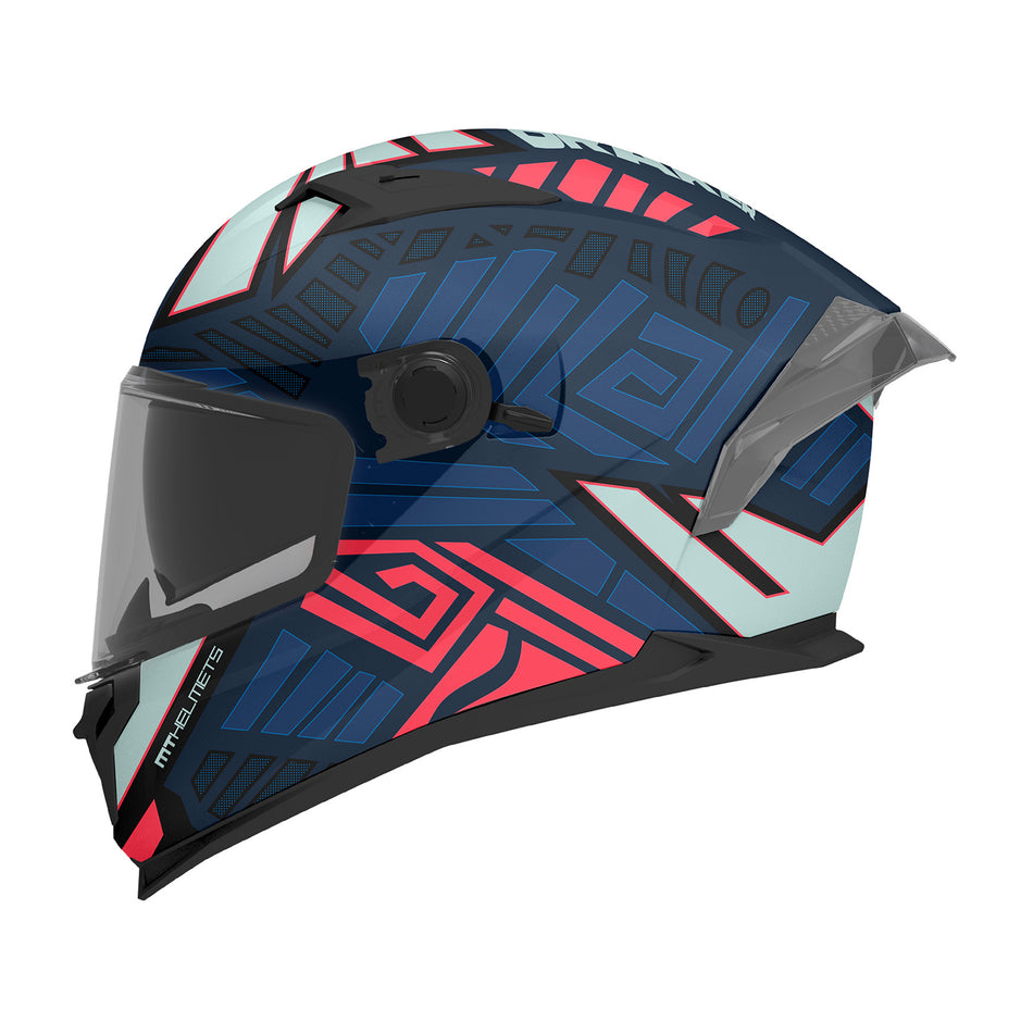MT Braker SV Zebra C7 Matt Black Blue XL