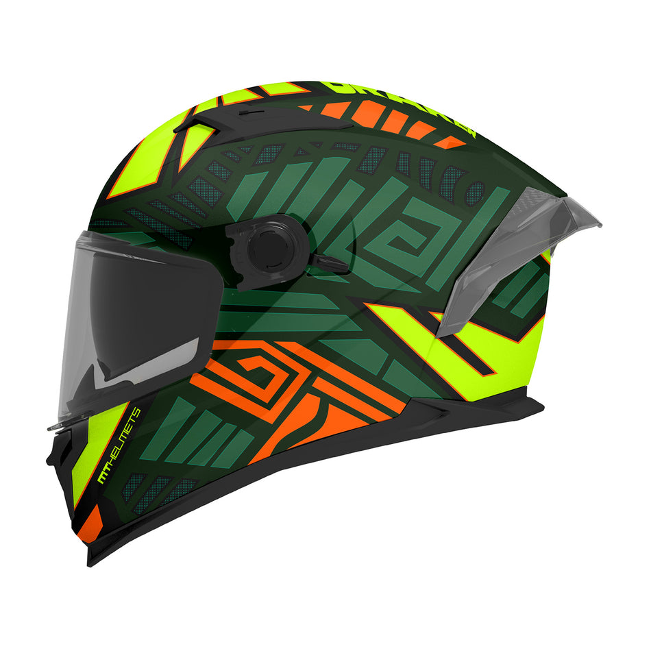 MT Braker SV Zebra C6 Matt Black Green XL