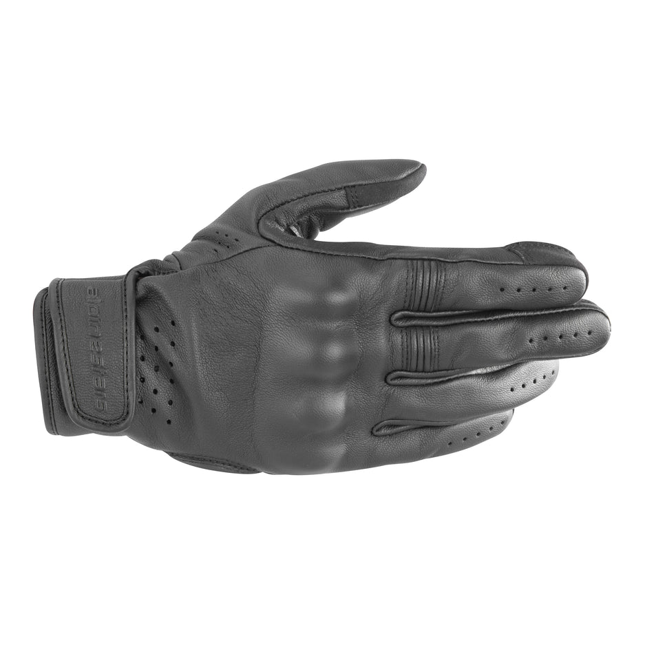 Alpine Dyno Leather Gloves Black Black 2XL