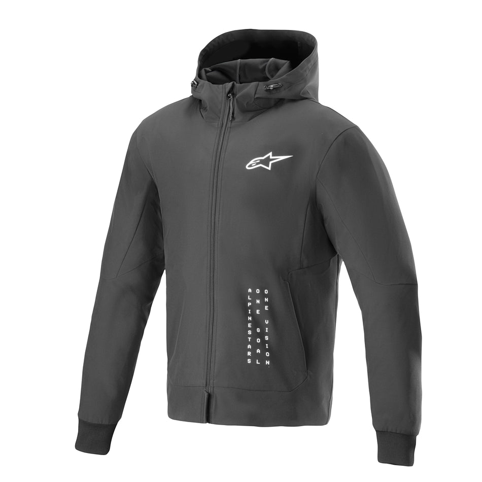 Alpine Radium Tech Hoodie Black Silver S