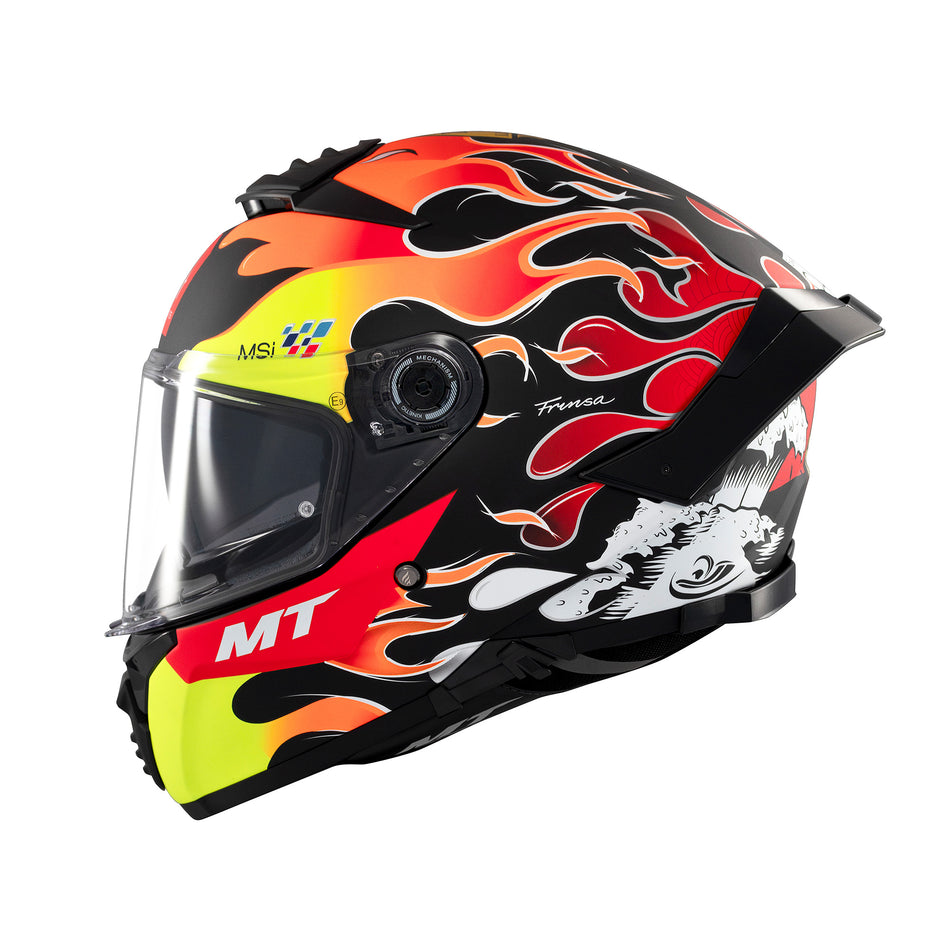 MT Thunder 4 Yamanaka B3 Matt Fluo/Red XS