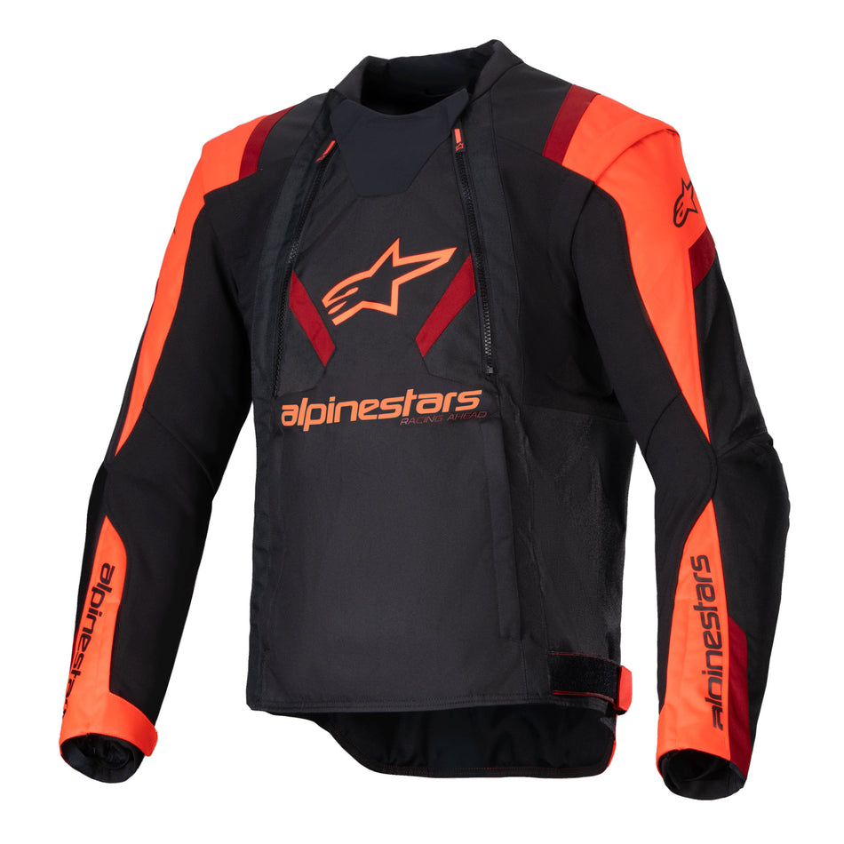T-Stunt Air Jacket Black Red Fluo Dark Red 2XL