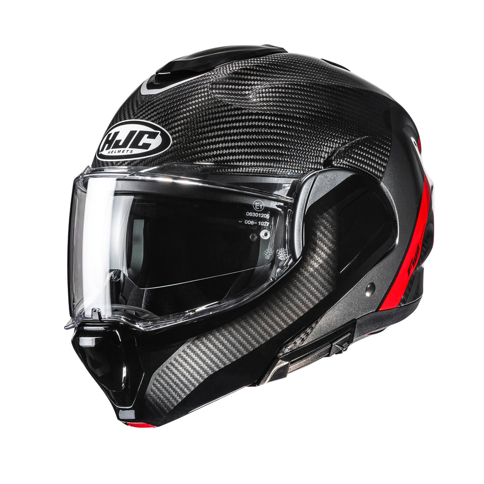 HJC F100 Carbon Stan Red MC1 XS
