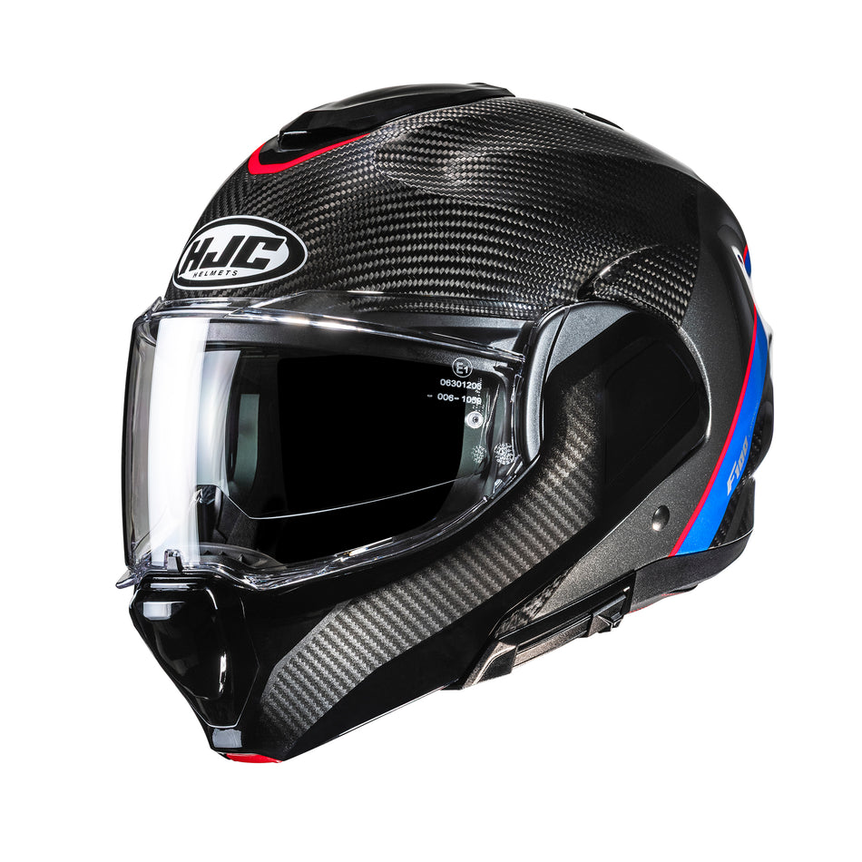 HJC F100 Carbon Stan White Blue Red MC21 M