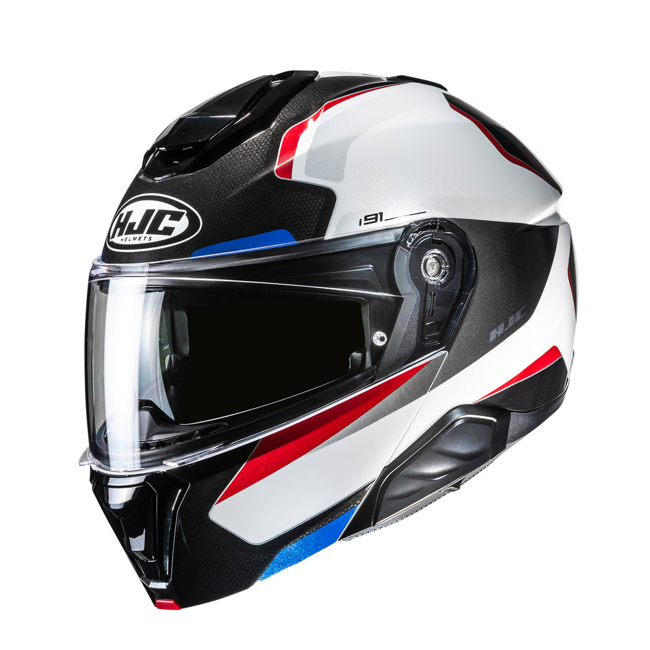 HJC I91 Felio MC21 White Blue Red XL