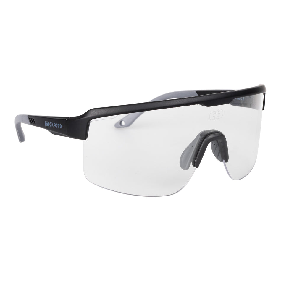 Oxford Pave Black Frame Clear Lens Glasses