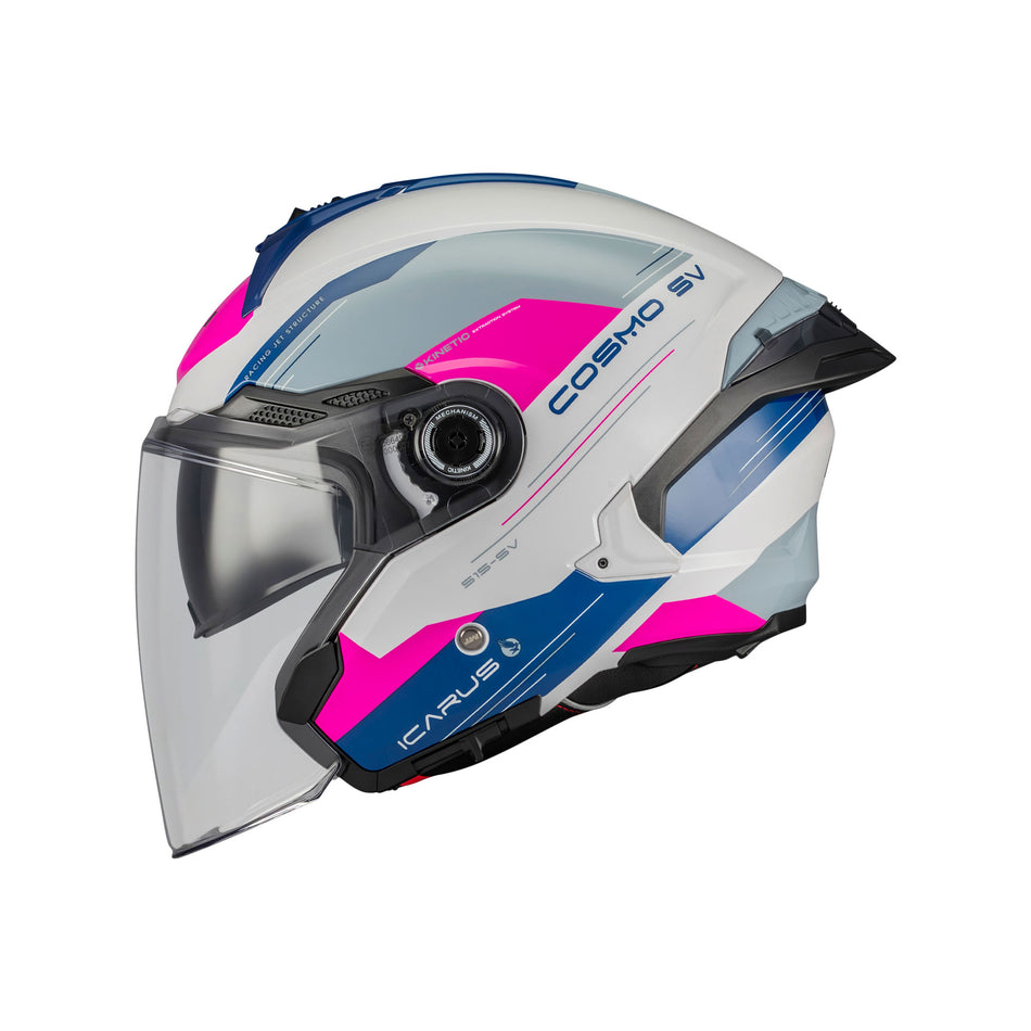Cosmo SV Icarus A8 Gloss White Grey Pink Navy XS