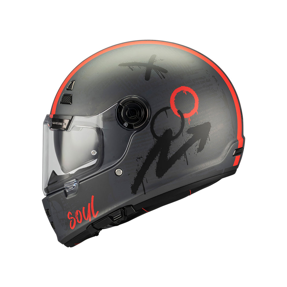 Jarama SV Papercut C15 Matt Black Red XL