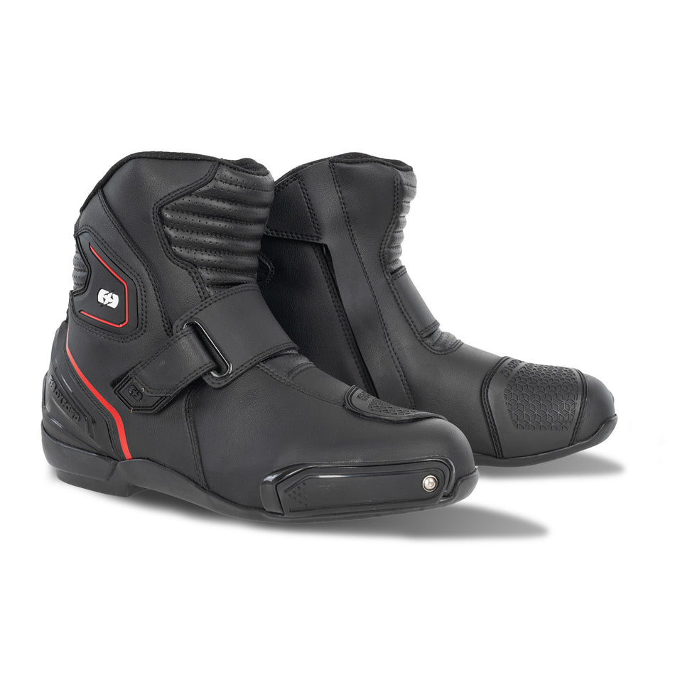 Oxford Omega Air Short MS Boot Black/ White/ Red 44