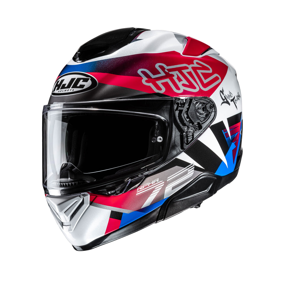 HJC RPHA 72 Goldy MC21 White Blue Red 2XL