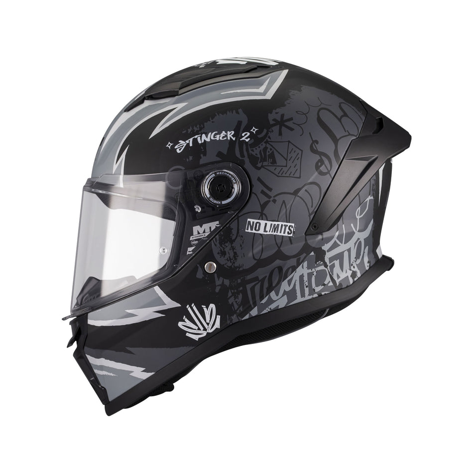 Stinger 2 Youth Tagger B2 Matt Black Grey L