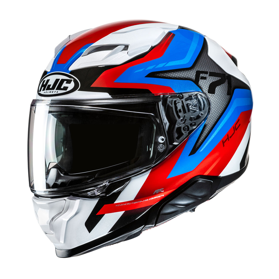 HJC F71 Fes MC21 White Blue Red S