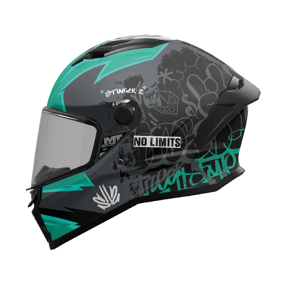 MT Stinger 2 Tagger B6 Matt Black Green L