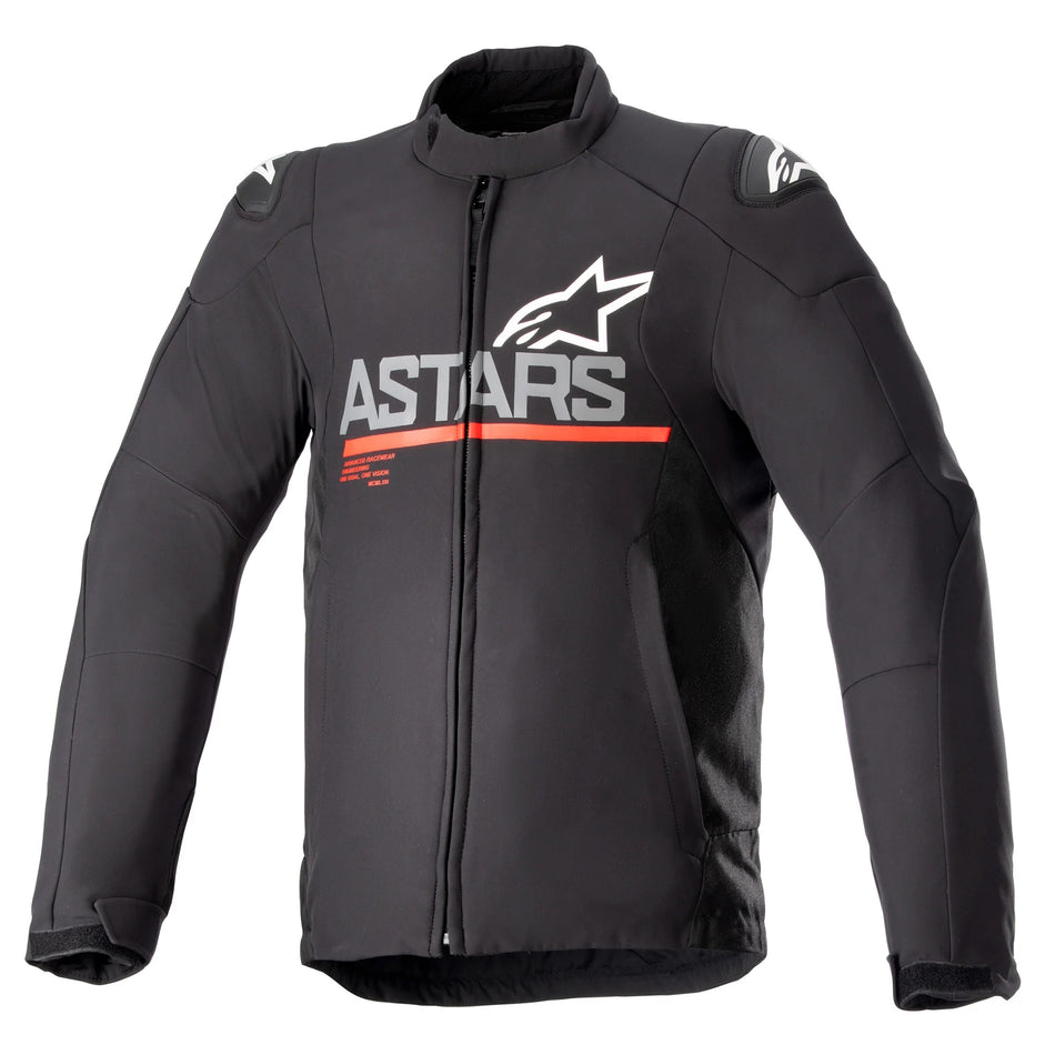 Alpine SMX Waterproof Jacket Black Dark Grey Bright Red XL