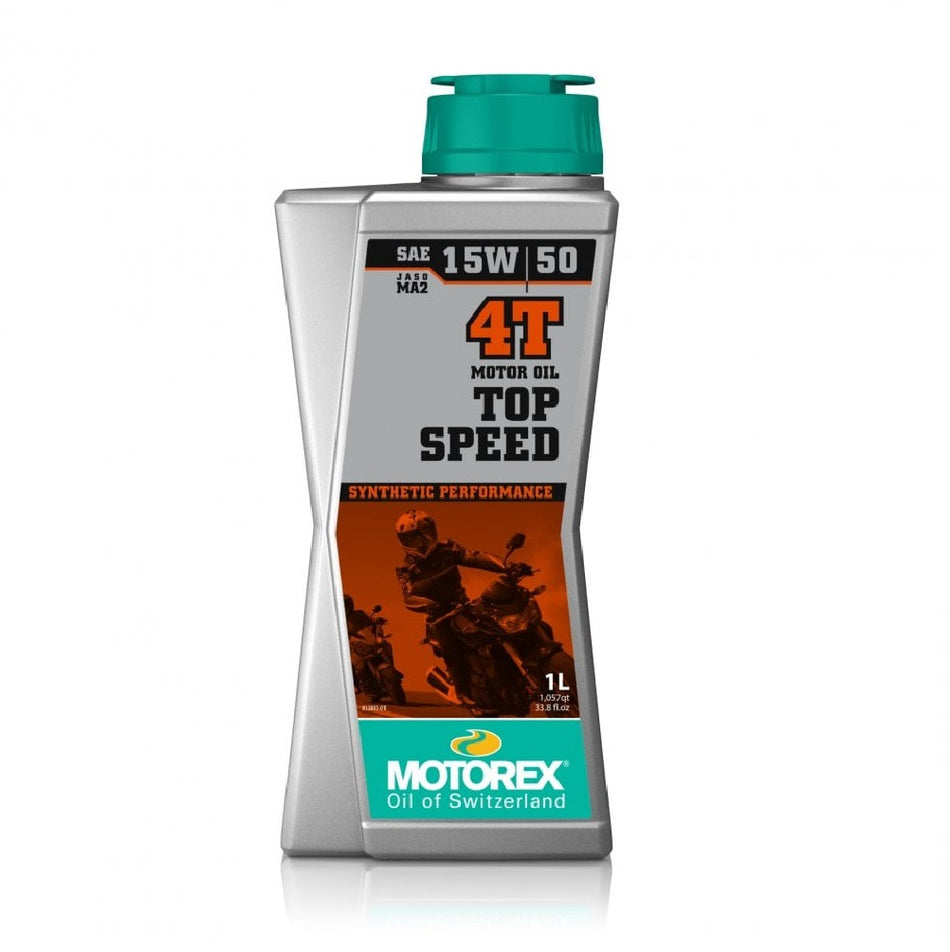 Motorex Top Speed 4T Synthetic High Performance JASO MA2 15w/50 1L