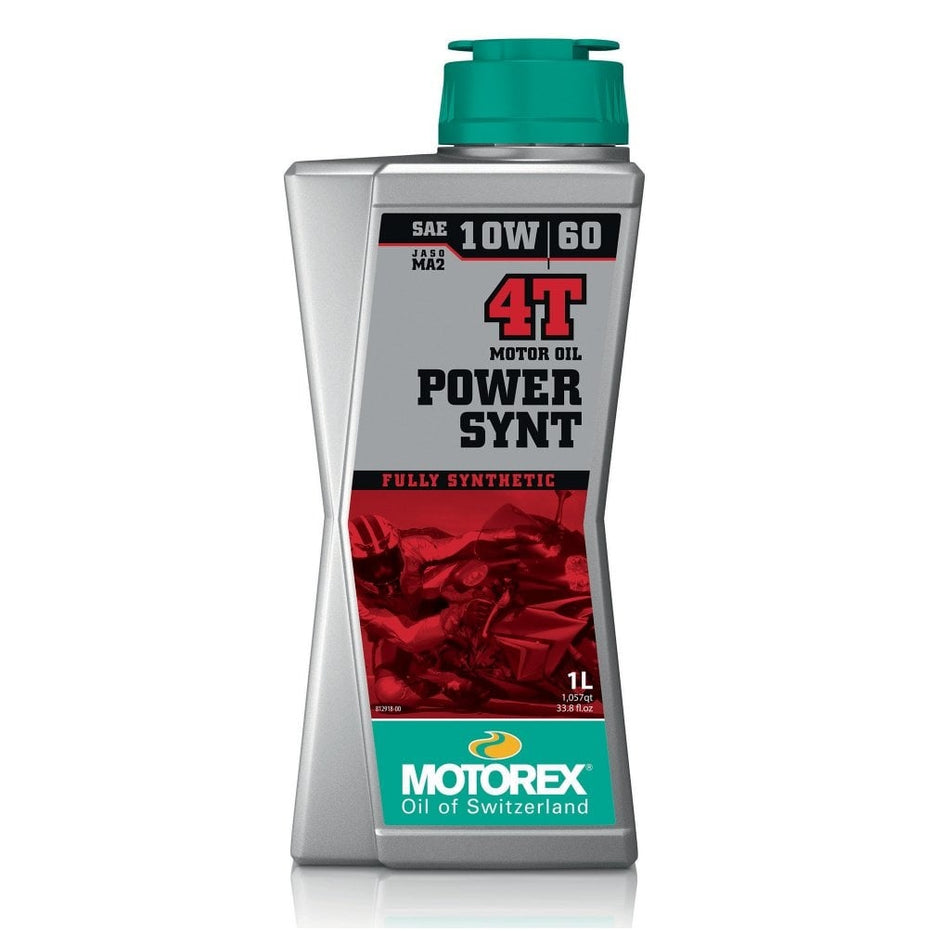 Motorex Power Synt 4T Fully Synthetic Pro Performance JASO MA2 10w/60 1L
