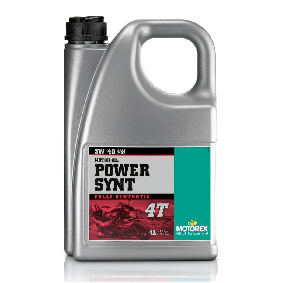 Motorex Power Synt 4T Fully Synthetic Pro Performance JASO MA2 5w/40 4L