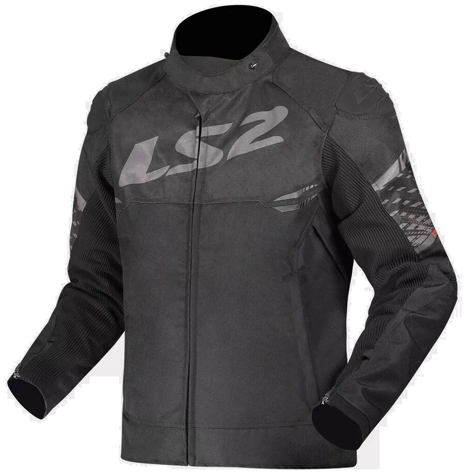 LS2 APEX LADY JACKET BLACK DARK GREY