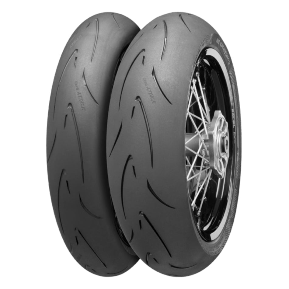 Continental ContiAttack SM 2 120/70 R17 58H TL & 150/60 R17 66H TL Tyre Pairs