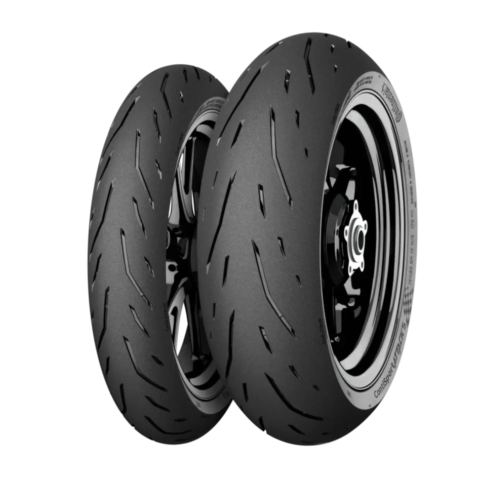 Continental SportAttack 5 120/70 ZR17 (58W) TL & 200/55 ZR17 (78W) TL Tyre Pairs
