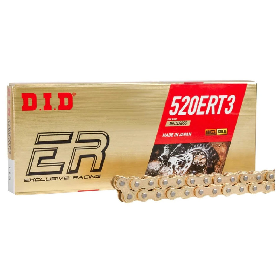 DID 520ER-T3 G&G x 118 (RJ) Gold Chain
