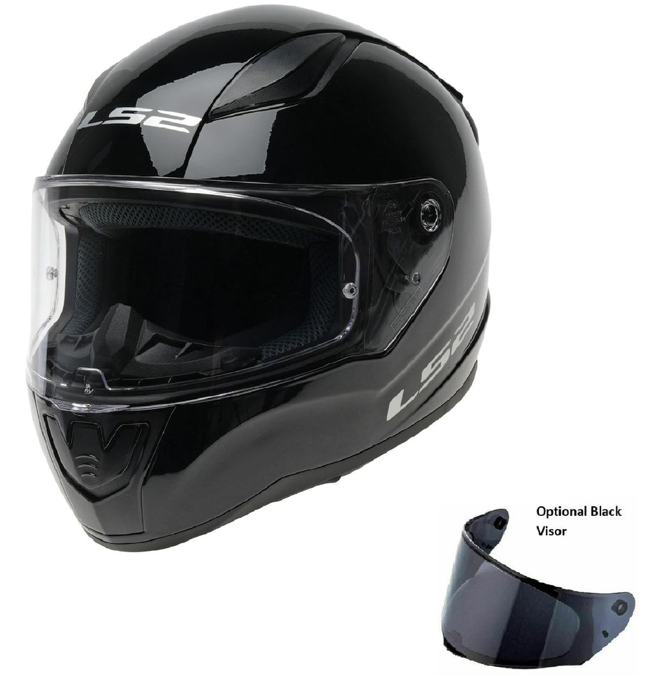 LS2 HELMET FF353 RAPID II SOLID GLOSS BLACK-06