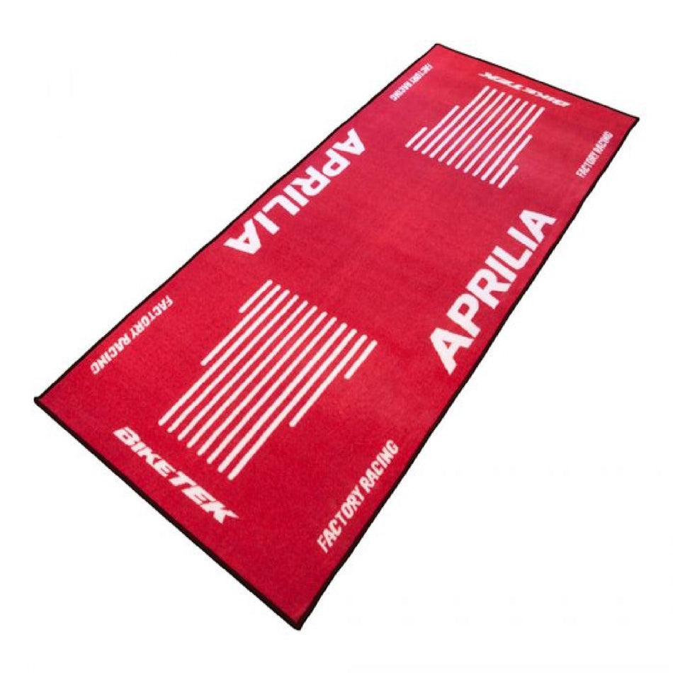 BikeTek Garage Mat Series 3 Aprilia Logo 190 x 80cm