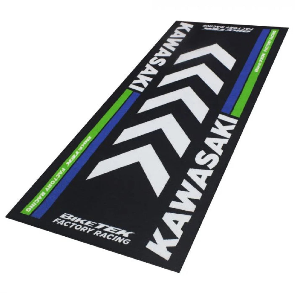 BikeTek Garage Mat Series 4 Kawasaki 190 x 80cm