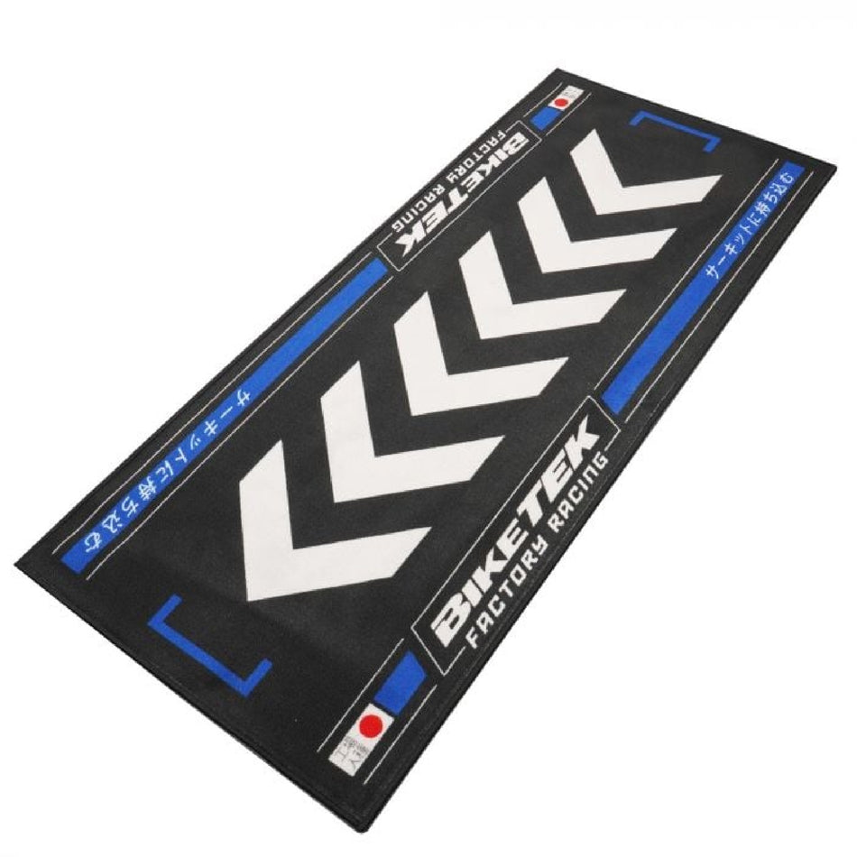 BikeTek Garage Mat Series 7 Blue Rising Sun 190 x 80cm
