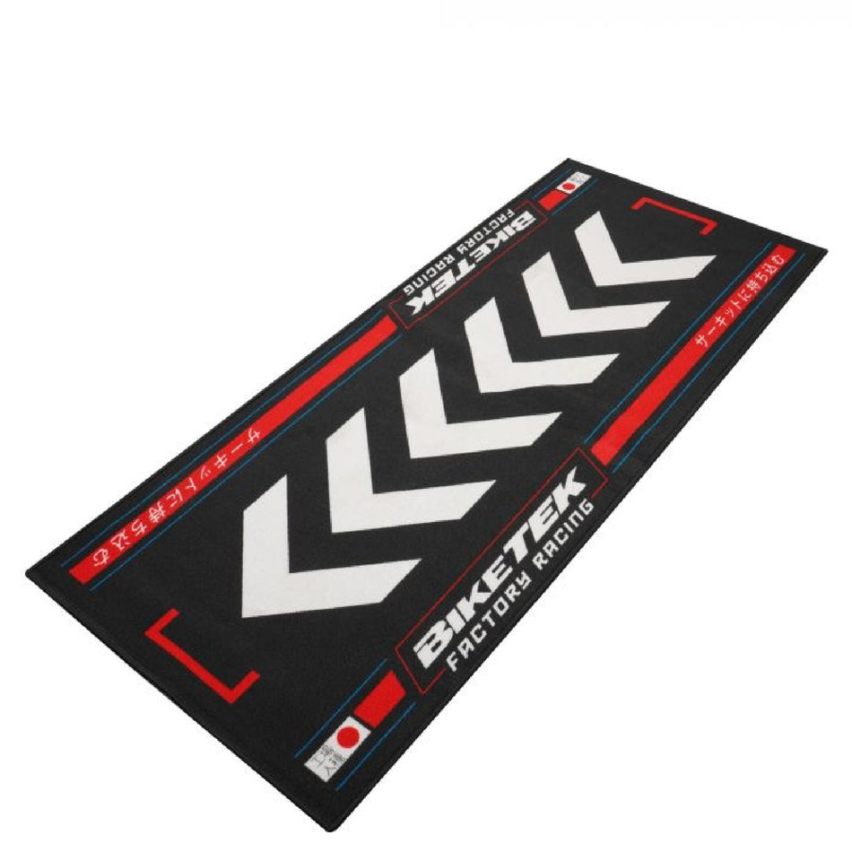 BikeTek Garage Mat Series 7 Red Rising Sun 190 x 80cm