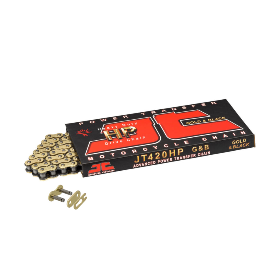 JT 420 HP G&B x 134 Gold & Black Chain