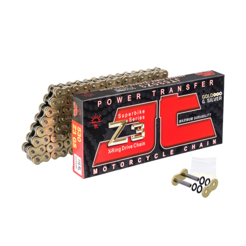 JT Chain 530 Z3 Gold & Silver 530x104