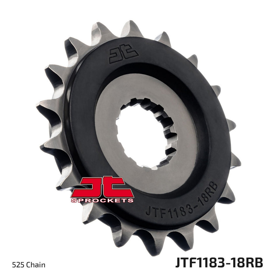 JTF1183.18RB Front Sprocket RB - OEM Rubber Cushioned