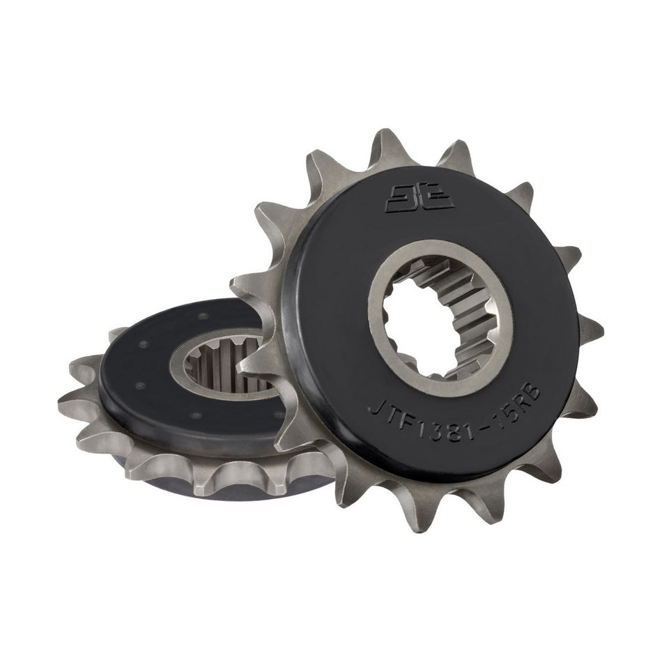 JTF1381.15RB Front Sprocket RB - OEM Rubber Cushioned