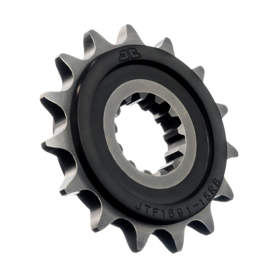 JTF1591.15RB Front Sprocket RB - OEM Rubber Cushioned