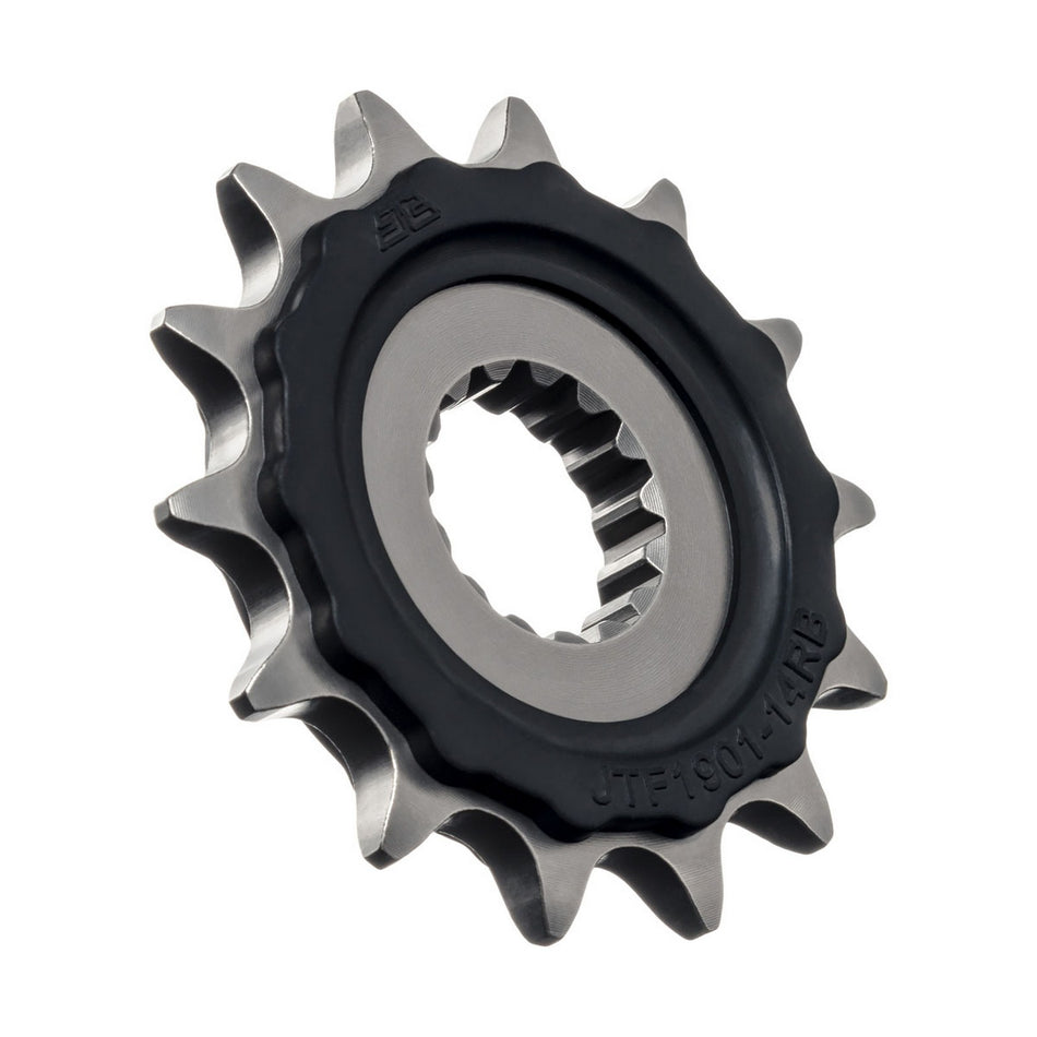 JTF1901.14RB Front Sprocket RB - OEM Rubber Cushioned