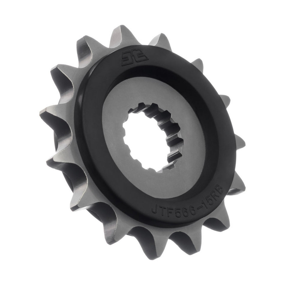 JTF566.15RB Front Sprocket RB - OEM Rubber Cushioned