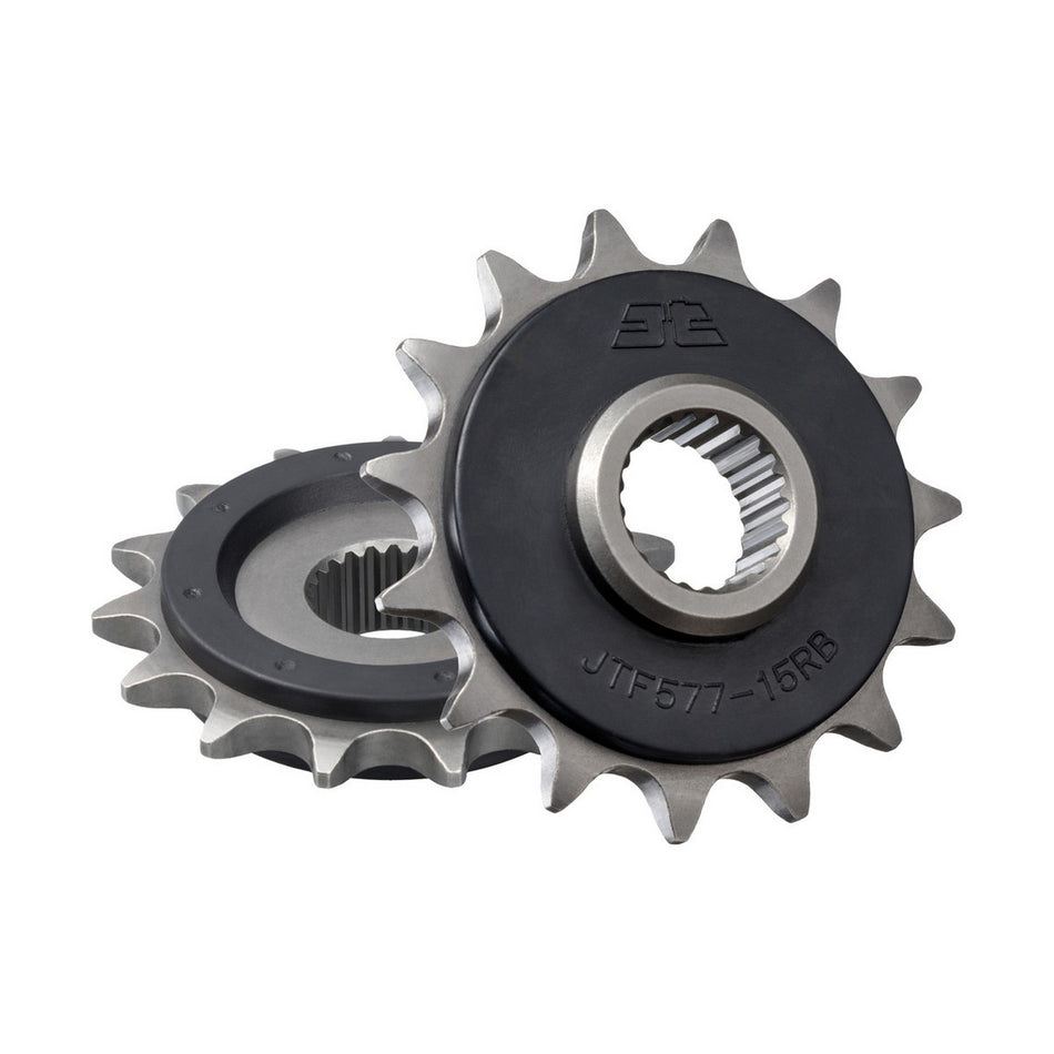 JTF577.15RB Front Sprocket RB - OEM Rubber Cushioned